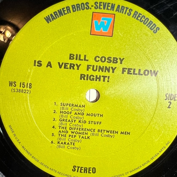 Bill Cosby - Is A Very Funny Fellow Right! Vinyl Album. - Picture 5 of 9